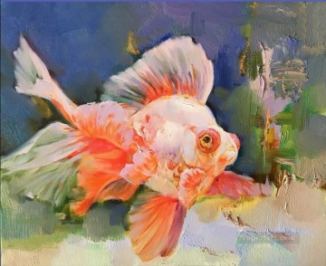 goldfish Works - Goldfish in blue 392 fish